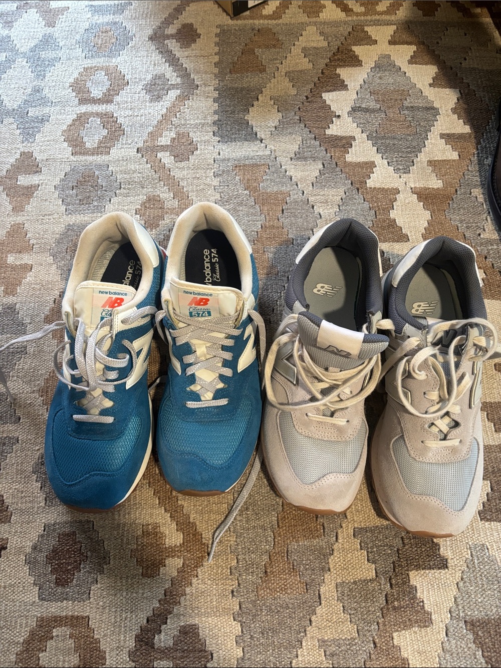New Balance Men’s Blue & Gray Sneakers - Comfortable Everyday Shoes